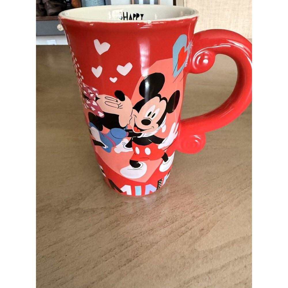 Disney Happy Valentines Ceramic Mug - Your the Best Mickey & Minnie Small Chips